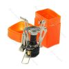 Portable Stoves; Backpacking Stove With Piezo Ignition Stable Support Wind-Resistance Camp Stove For Outdoor Camping Hiking Cooking - Orange