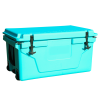 Hot Selling Blue color 65QT Outdoor cooler fish ice chest Box 2022 Popular Camping Cooler Box - as Pic
