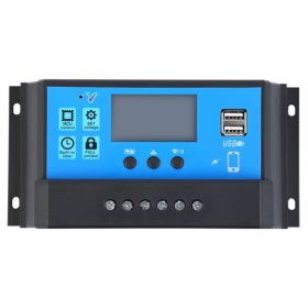 60A 12V/24V PWM Solar Panel Regulator Charge Controller Auto Focus Tracking - as picture