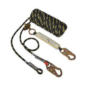 Outdoor Vertical Lifeline Assembly Fall Protection Rope - As pic show - 25 feet