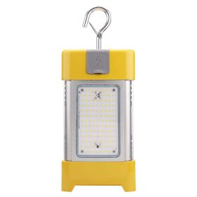 GLOW | LED Portable Light | Adj Watt 60W/80W/100W | 14500 Lumens | 5000K | 120V | Yellow & Silver Housing | IP65 | UL & DLC Listed - Yellow & Silver -