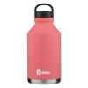 railblazer Insulated Stainless Steel Growler with Wide Mouth Lid,64 oz., Rubberized - Pink
