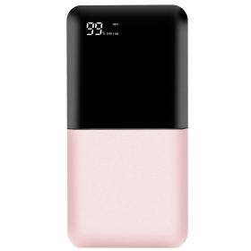 20000mAh Portable Charger Power Bank External Battery Pack with Digital Display Dual USB Charge Ports - Pink