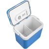Camping Travel & Picnics Portable Car Refrigerator Mini Fridge Freezer - Blue - 34 Quart