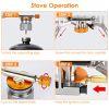 4000W Portable Camping Stove Foldable Powerful Gas Stove Backpacking Burner Collapsible Piezo Ignition with Carrying Case for Outdoor Hiking Cooking -