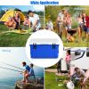Household Outdoor Traving Camping Portable Ice Cooler - Blue - L