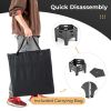 Portable Stove Fire Pit for Outdoor Camping Hiking Traveling - Black - Style A