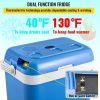 Camping Travel & Picnics Portable Car Refrigerator Mini Fridge Freezer - Blue - 34 Quart