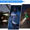 LED Flashlight Gloves;  Gifts for Men Him Dad Boyfriend;  Cool Gadget Hands-Free Lights - Black