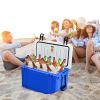 Household Outdoor Traving Camping Portable Ice Cooler - Blue - L