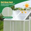 76''x48''x86'' Polycarbonate Greenhouse, Walk-in Outdoor Plant Gardening Greenhouse for Patio Backyard Lawn, Cold Frame Wooden Greenhouse Garden Shed