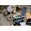 70 Qt Wheel Cooler, Gray - grey - Advanced Insulation