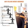 Outdoor Vertical Lifeline Assembly Fall Protection Rope - As pic show - 50 feet