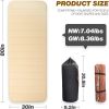 4inch Self-Inflating Sleeping Pad for Camping, Outdoor Large 80'×30' Thick Memory Foam Pads Portable 4 Season Camping Mattress for Tents Car Hiking Sl